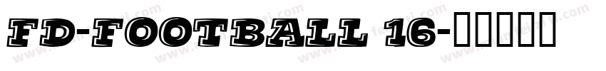 FD-football 16字体转换